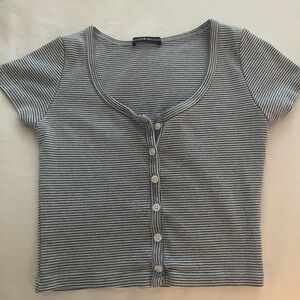 Brandy Melville blue stripped top